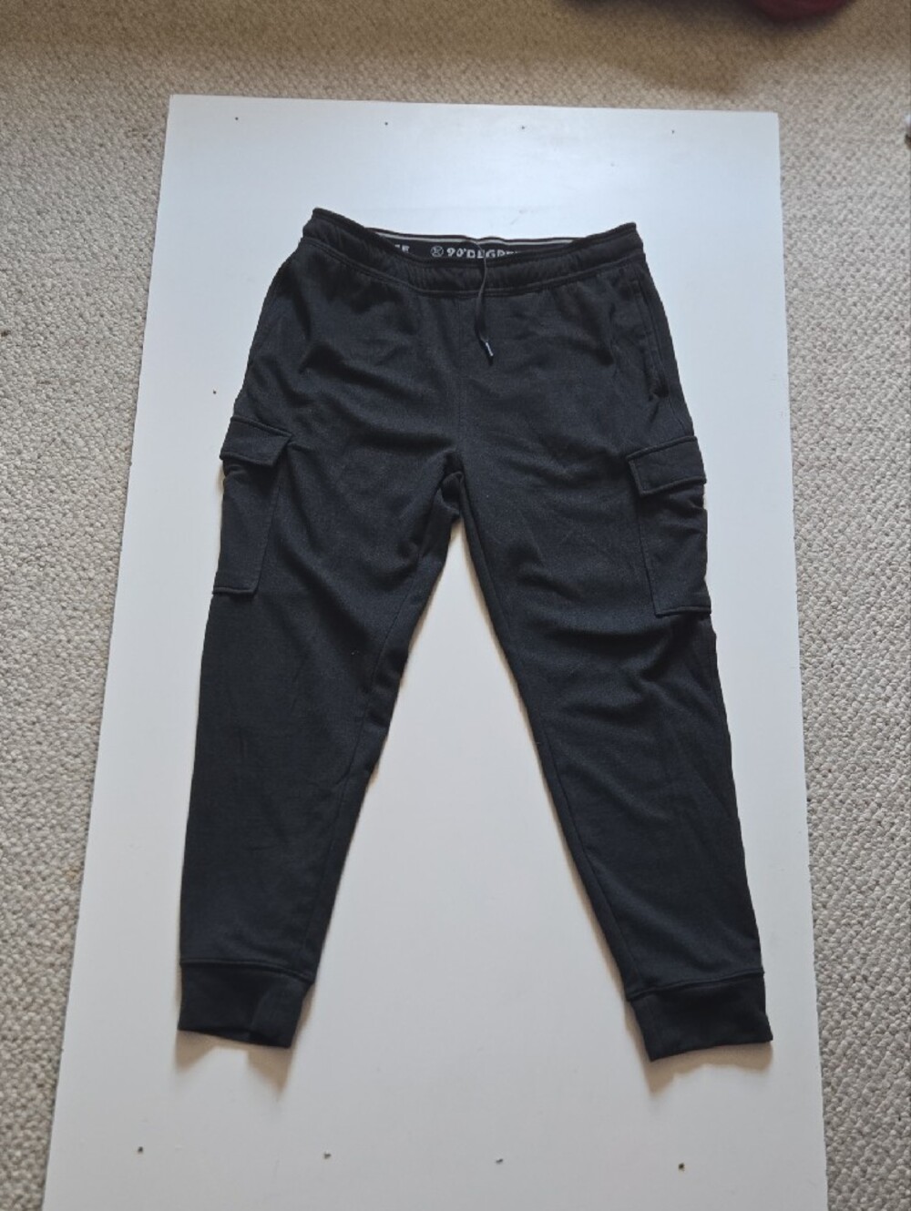 90 Degree by Reflex Gray Cargo Joggers